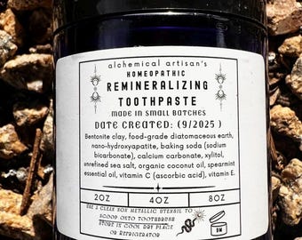 Remineralisierende Zahnpasta | Nano Hydroxyapatit Zahncreme | Fluoridfreie natürliche Zahnpasta | Mineral-Zahncreme | Ungiftige Mundpflege