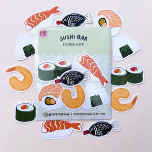 Sushi Bar Sticker Pack