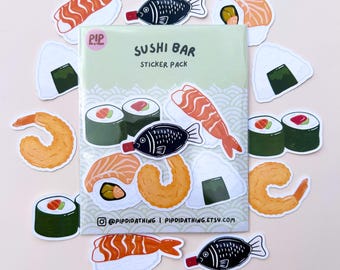 Sushi Bar Sticker Pack