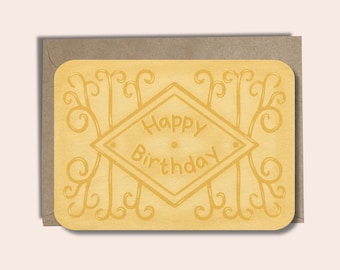 Custard Cream Biscuit Shaped Birthday Greeting Card