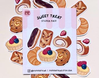 Sweet Treat Pastry Sticker Pack