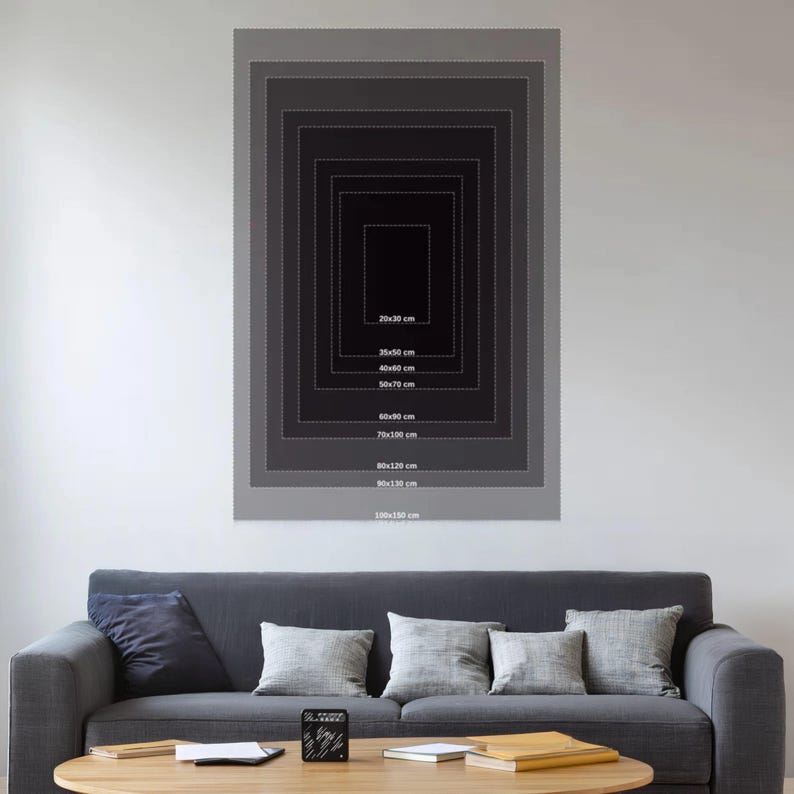 Abstract Violin Canvas Wall Art, Black and White Musical Instrument Painting, Modern Music Decor, Artistic String Canvas Print Art image 7