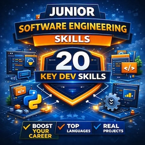 Guia de Habilidades para Desenvolvedores Júnior | Roteiro Full-Stack, Checklist de Carreira (Download em PDF)