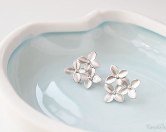 Cherry Blossom Studs, Everyday Jewelry, Whimsical Jewelry