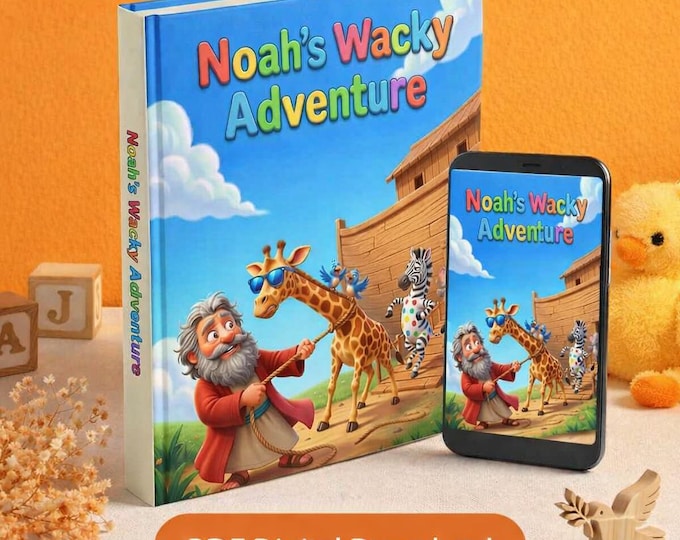 Noah's Wacky Adventure Storybook – Christian Bible PDF (Digital Download)