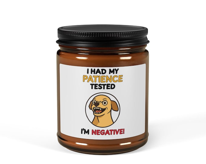 Funny Dog Candle | Sarcastic Pet Lover Humor Gift