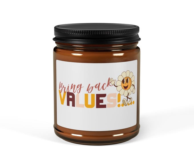 Retro Daisy Flower Candle | Whimsical Vintage Home Decor