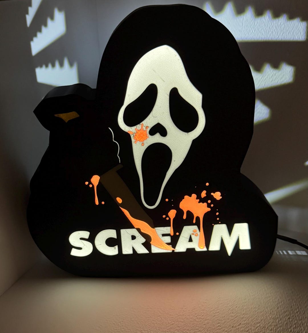 Scream Light Box - Etsy UK