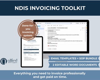 NDIS Invoicing SOP | Payment Follow-Up Process (Word Document)