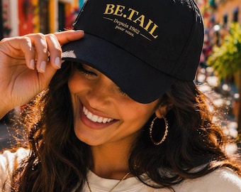 BE.TAIL Dad Cap Justerbar Bomull | Minimalistisk Logotyp Basebollkeps Streetwear Unisex