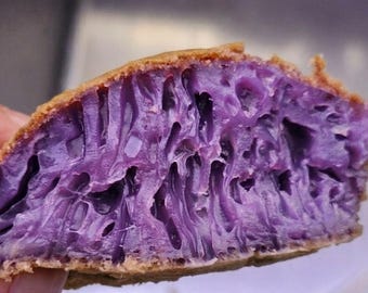 Ube Honeycomb Cake (Banh Bo Nuong)
