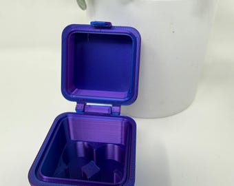 VialLock 4-Vial 3mL Essential Case | Peptide GLP-1 Insulin TRT Vial Organizer
