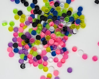 Flexible TPU Vial Caps | 3mL 5mL 10mL 20mL 30mL | Reusable Protective Caps for Glass Vials