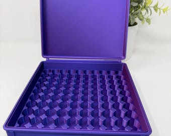 VialLock 100-Vial 3mL Essential Case | Peptide GLP-1 Insulin TRT Vial Organizer
