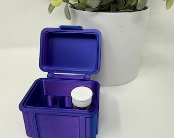 VialLock 6-Vial 3mL Essential Case | Peptide GLP-1 Insulin TRT Vial Organizer