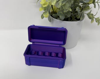 VialLock 10-Vial 3mL Essential Case | Peptide GLP-1 Insulin TRT Vial Organizer