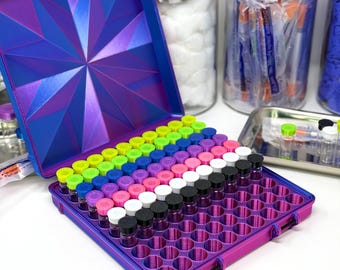 100-Vial 3mL Vial Vault Prism Edition | Double-Latch Storage