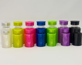 VialLock Vial Protection Sleeves 3-Pack for 3mL and 10mL Vials, Flexible TPU, Optional Matching Caps