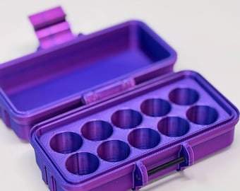 10-Vial 3mL Vial Vault Case | GLP-1 Peptide TRT Storage