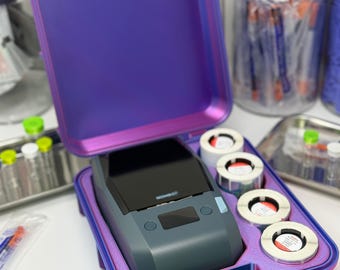 NIIMBOT M2 Carrying Case | Label Printer & 4-Roll Storage Organizer
