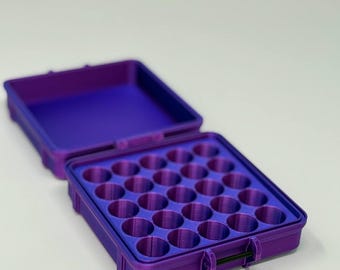 25-Vial 3mL Vial Vault Case | GLP-1 Peptide TRT Storage