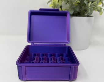 VialLock 20-Vial 3mL Essential Case | Peptide GLP-1 Insulin TRT Vial Organizer