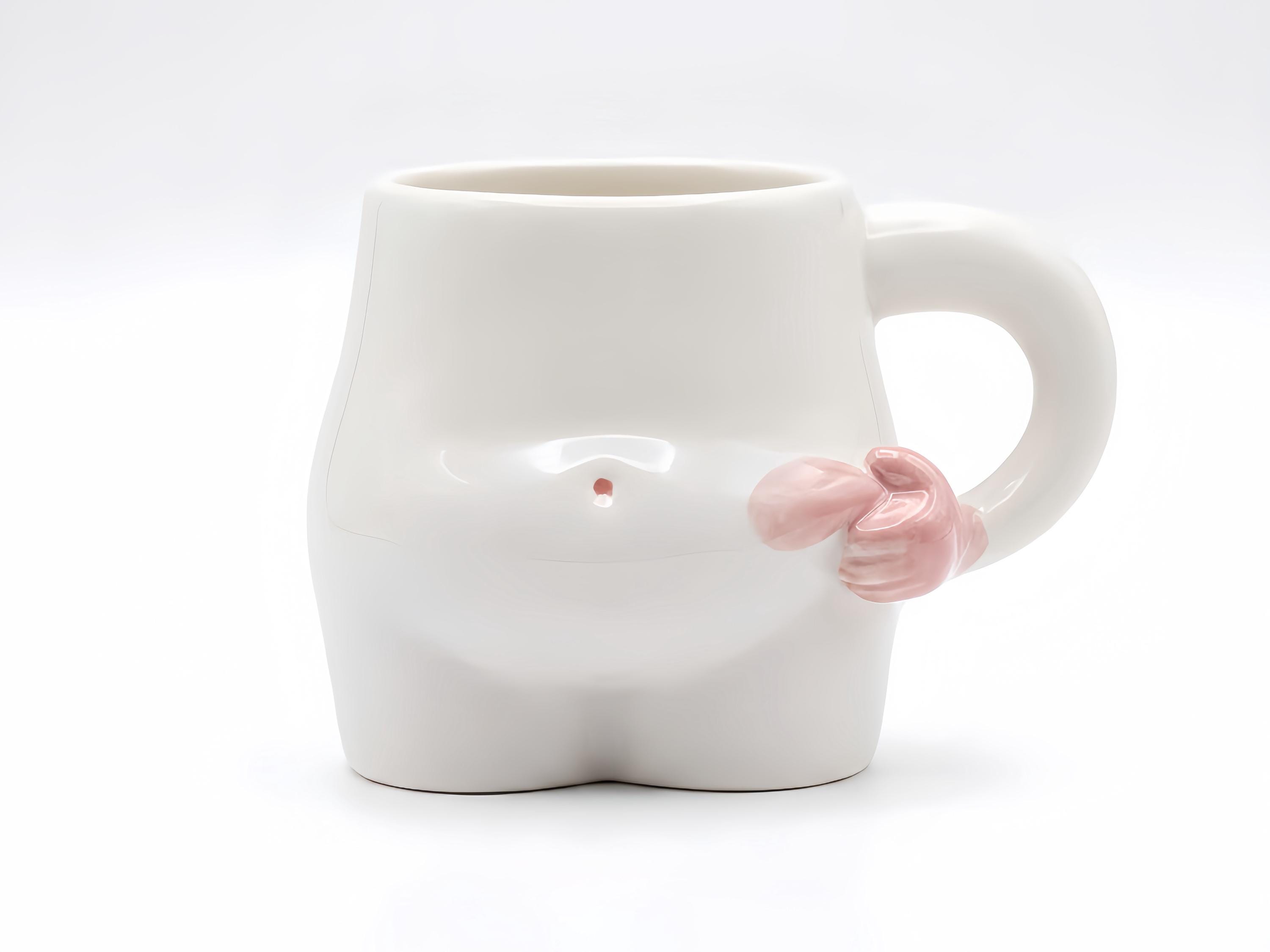 Tazza ceramica decorata in fimo, fatto a mano, Margherite - Per la ... | su