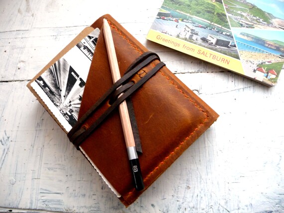 leather travel journal with pockets- the ultimate travel journal