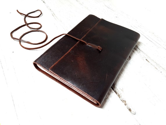 Leather journal, A6, A5, Sketchbook, Watercolor journal, Leather notebook, Watercolor book, artists book, Diary, Personalisation
