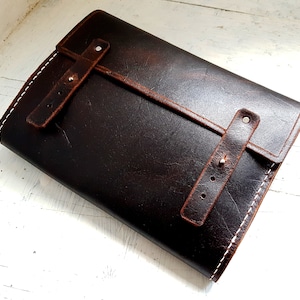 Refillable A5 Leather Journal Cover: Personalized Leuchtturm1917 Compatible