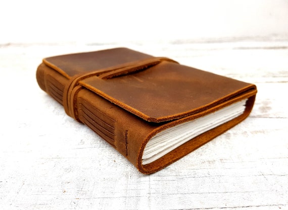 Leather Sketchbook. Leather Journal. Leather travel Journal, Handmade leather book. Notebook. Free personalisation