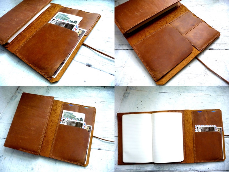 Large moleskine cover. Moleskine leather case. Travel journal Etsy