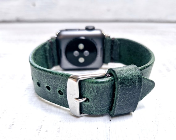 Leather Apple Watch Band 38mm 40mm 41mm 42mm 44mm 45mm 46mm 49mm iWatch Strap Bracelet, Gift for him, Mens watchband, Best apple watch bands
