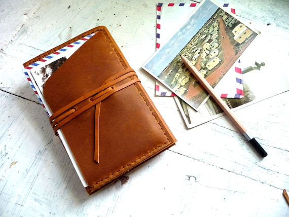 Travel journal cover. Pocket moleskine cover. Small moleskine leather case. Travel accessories. Notebook cover. Moleskine organizer