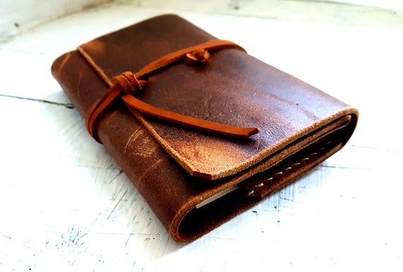 Moleskine leather cover, leather Journal. Pocket moleskine cover, Refillable journal, Leather Book. Refillable Book cover. Personalisation