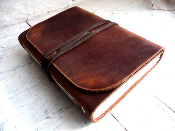 A5 Leather Sketchbook. Leather Journal. Leather travel Journal