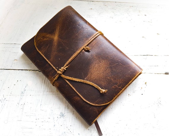 Leather Index Card Holder, Index Card Wallet, 3x5, A6, Free Personalisation  