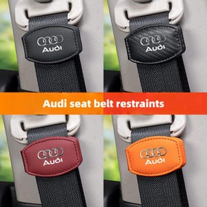 Limitatore di fissaggio per cintura di sicurezza ovale speciale per auto Audi con fibbia di sicurezza regolabile