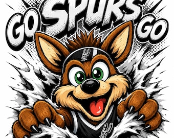 Custom Go SPURS Go sticker.