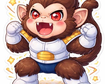 Chibi Ape Vegeta Sticker