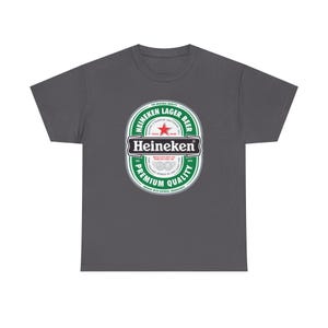 Koszulka z logo Heineken | Koszulka z grafiką marki piwa zdjęcie 8