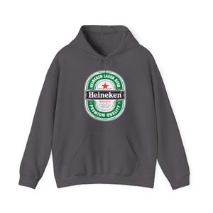 Bluza z kapturem z logo Heineken | Bluza z kapturem z grafiką browaru zdjęcie 9