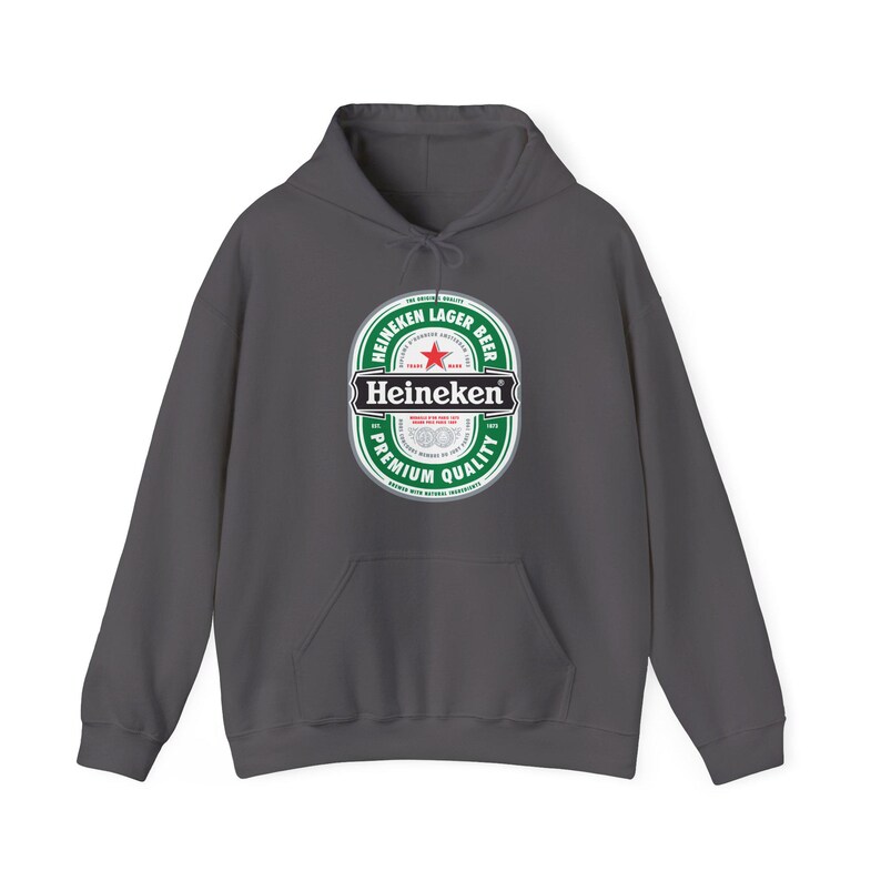 Bluza z kapturem z logo Heineken | Bluza z kapturem z grafiką browaru zdjęcie 9
