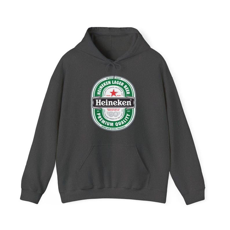 Bluza z kapturem z logo Heineken | Bluza z kapturem z grafiką browaru zdjęcie 7