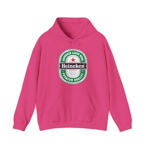 Bluza z kapturem z logo Heineken | Bluza z kapturem z grafiką browaru zdjęcie 13