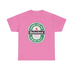 Koszulka z logo Heineken | Koszulka z grafiką marki piwa zdjęcie 12