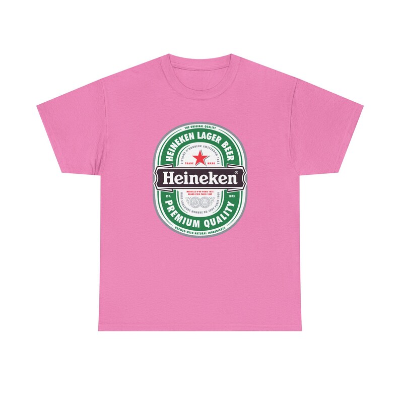 Koszulka z logo Heineken | Koszulka z grafiką marki piwa zdjęcie 12