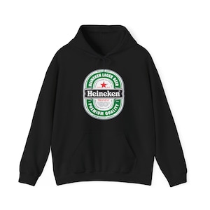 Bluza z kapturem z logo Heineken | Bluza z kapturem z grafiką browaru zdjęcie 1