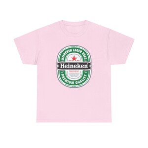 Koszulka z logo Heineken | Koszulka z grafiką marki piwa zdjęcie 11