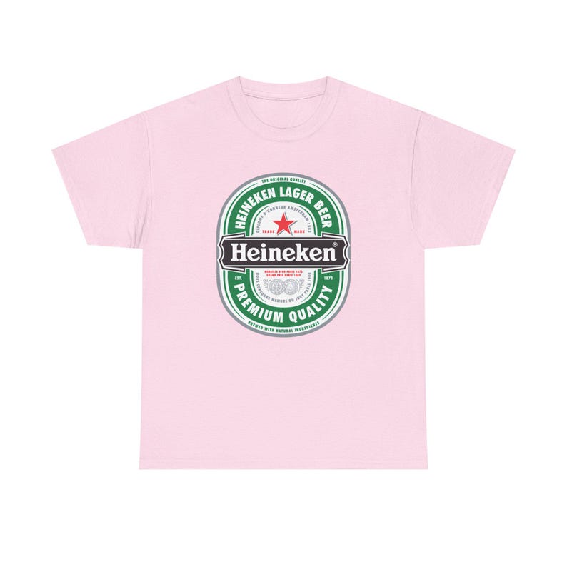 Koszulka z logo Heineken | Koszulka z grafiką marki piwa zdjęcie 11